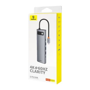 هاب 11 پورت USB-C بیسوس مدل Clarity 4K@60HZ
