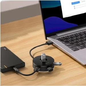 هاب 4 پورت USB باسئوس مدل CAHUB-F01 NEW