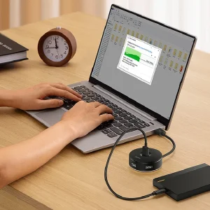 هاب 4 پورت USB باسئوس مدل CAHUB-F01 NEW