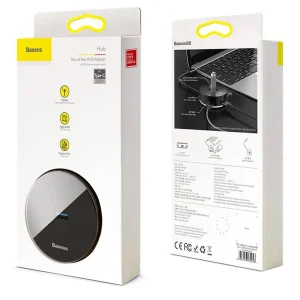 هاب 4 پورت USB-C باسئوس مدل Round Box