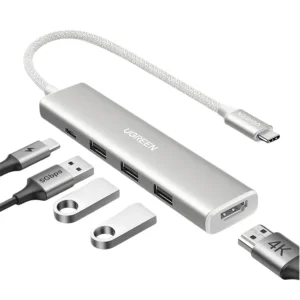 هاب 5 پورت USB-C یوگرین مدل CM478