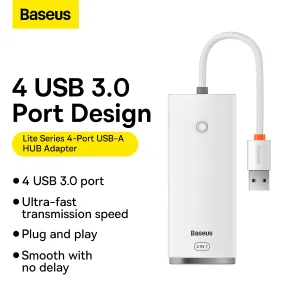 هاب 4 پورت USB-A باسئوس مدل WKQX030002