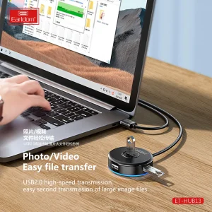 هاب 4 پورت USB 2.0 ارلدام مدل ET-HUB13