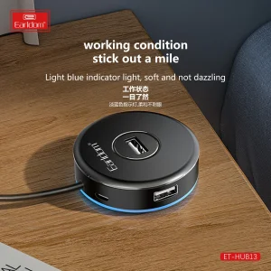 هاب 4 پورت USB 2.0 ارلدام مدل ET-HUB13