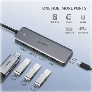 هاب پنج پورت USB-3.0 یوگرین مدل CM219-50985