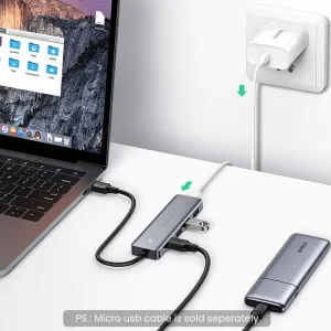 هاب پنج پورت USB-3.0 یوگرین مدل CM219-50985
