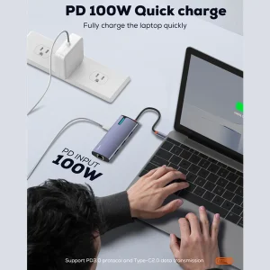 هاب 6 پورت USB-C الدنیو مدل DS-16U