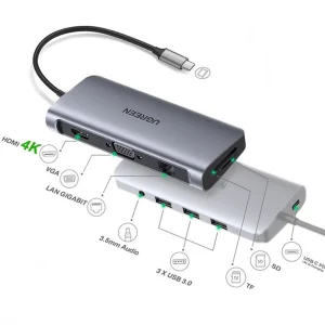هاب 10 پورت USB-C یوگرین مدل UG-80133