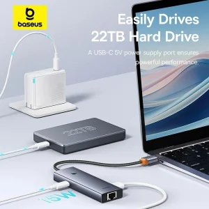 هاب 4 پورت USB 3.0 بیسوس مدل BS-OH109