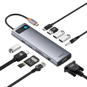 هاب 11 پورت USB-C بیسوس مدل BS-OH147