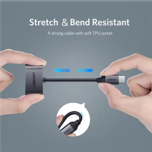هاب 2 پورت usb-C یوگرین مدل CM193-50596