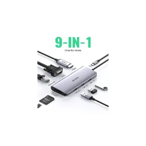 هاب 9 پورت USB-C یوگرین مدل CM179-40873