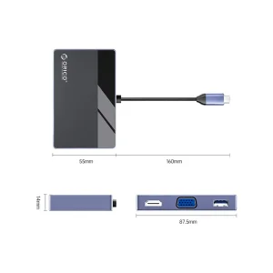 هاب 7 پورت USB-C اوریکو مدل DM-7TS