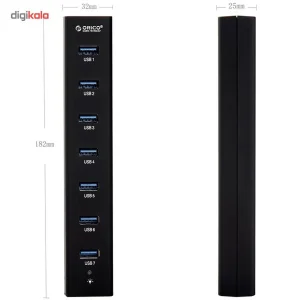 هاب USB 3.0 هفت پورت اوریکو مدل H7013-U3