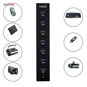 هاب USB 3.0 هفت پورت اوریکو مدل H7013-U3
