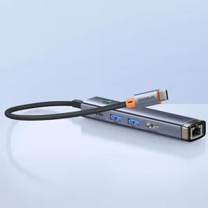هاب 5 پورت USB-C بیسوس مدل BS-OH165
