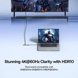 هاب 5 پورت USB-C بیسوس مدل BS-OH165