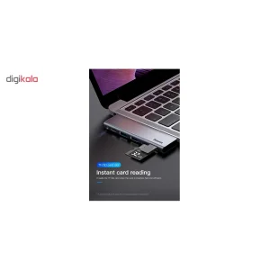 هاب 5 پورت USB-C باسئوس مدل UCN3266