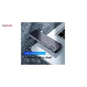 هاب 5 پورت USB-C باسئوس مدل UCN3266