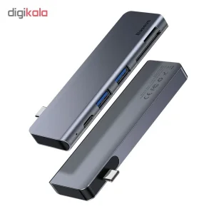 هاب 5 پورت USB-C باسئوس مدل CAHUB-K