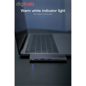 هاب 5 پورت USB-C باسئوس مدل CAHUB-K