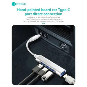 هاب 4 پورت USB-C کوتتسی مدل 83005