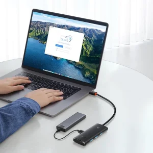 هاب 4 پورت USB-C باسئوس مدل BS-OH015