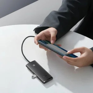 هاب 4 پورت USB-C باسئوس مدل BS-OH015