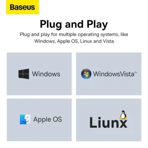 هاب 4 پورت USB-C باسئوس مدل BS-OH015