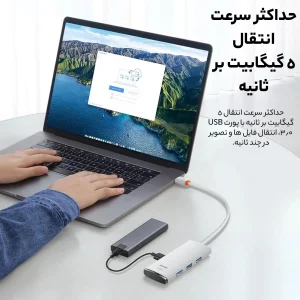 هاب 4 پورت USB-C باسئوس مدل BS-OH015