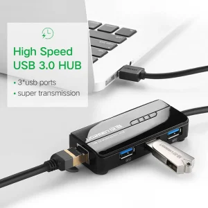هاب USB3.0 سه پورت یوگرین مدل CR103-20265