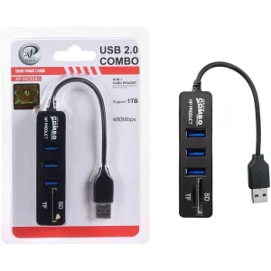 هاب 3 پورت USB 2.0 ایکس پی پروداکت مدل -HC834