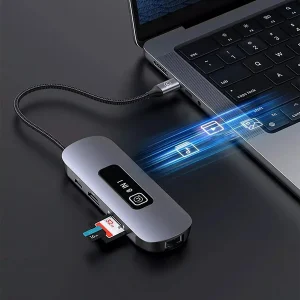 هاب 8 پورت USB-C یوسمز مدل SJ643
