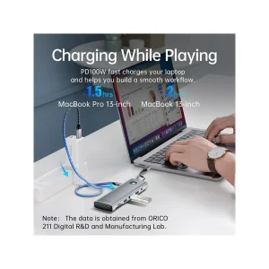 هاب 9 پورت usb-C اوریکو مدل PW11-9P