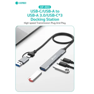 هاب 4 پورت USB/USB-C کوتتسی مدل OF-003