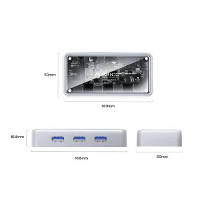 داک استیشن 6 پورت USB-C اوریکو مدل TM10-6P