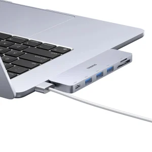 هاب 6 پورت USB-C بیسوس مدل  BS-OH179 Direct Link Type