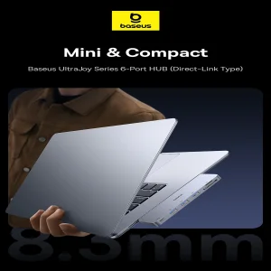 هاب 6 پورت USB-C بیسوس مدل  BS-OH179 Direct Link Type