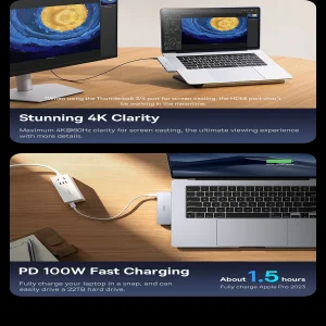 هاب 6 پورت USB-C بیسوس مدل  BS-OH179 Direct Link Type