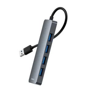 هاب 4 پورت USB 3.0 باسئوس مدل BS-OH080 15cm