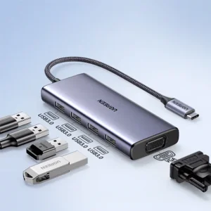 هاب 5 پورت USB-C یوگرین مدل CM498-90882
