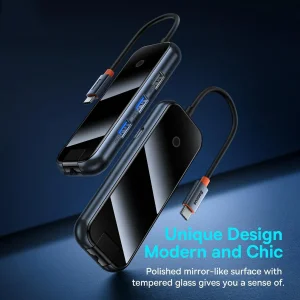 هاب 5 پورت USB-C  بیسوس مدل WKJZ010113