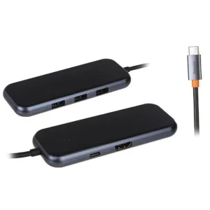 هاب 5 پورت USB-C  بیسوس مدل WKJZ010113