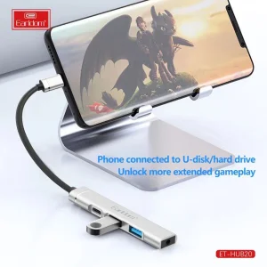 هاب 4 پورت USB-C ارلدام مدل HUB20