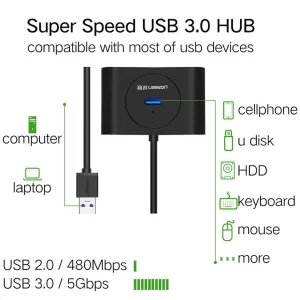 هاب 4 پورت USB3.0 یوگرین مدل UG-20290