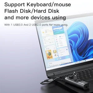 هاب 5 پورت usb-c یسیدو مدل HB24