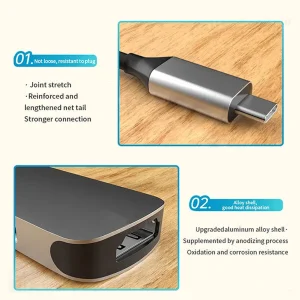 هاب 4 پورت USB-C کوتتسی مدل 160080HUB