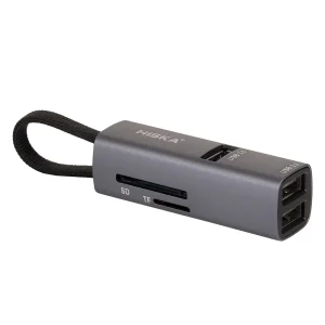 هاب پنج پورت USB-C هیسکا مدل HR-52