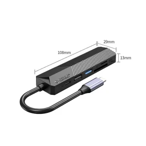هاب شش پورت USB-C اوریکو مدل MDK-6P