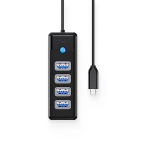 هاب 4 پورت USB -C اوریکو مدل PW4U-C3